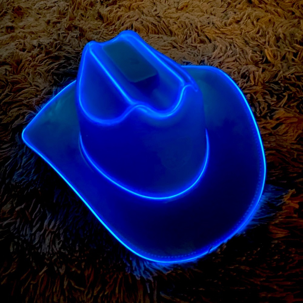 Neon cowboys hat